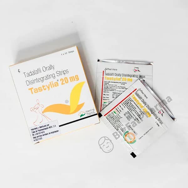 tastylia 20mg box and packaging